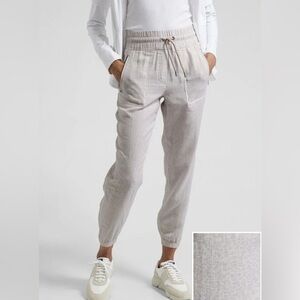 Athleta Cabo linen joggers